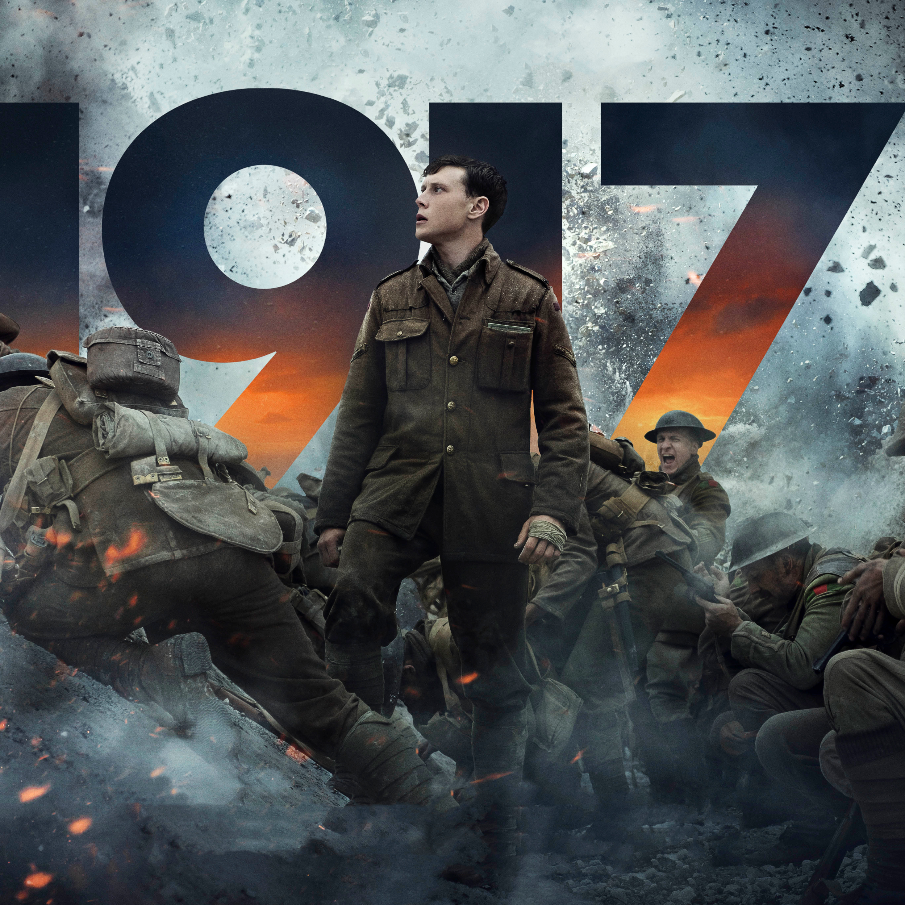Download Film 1917 2932x2932 1917 Movie 4K Ipad Pro Retina Display Wallpaper, HD Movies 4K