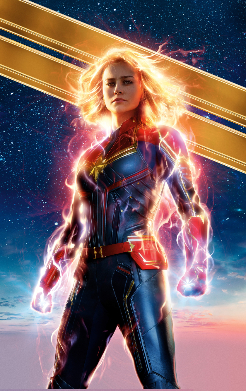 840x1336 2019 New Captain Marvel Poster 840x1336
