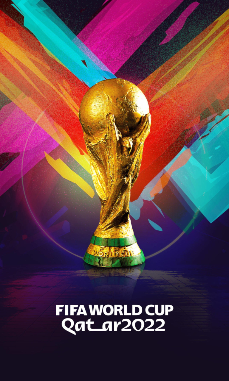 768x1280 2022 FIFA World Cup Trophy 768x1280 Resolution Wallpaper, HD