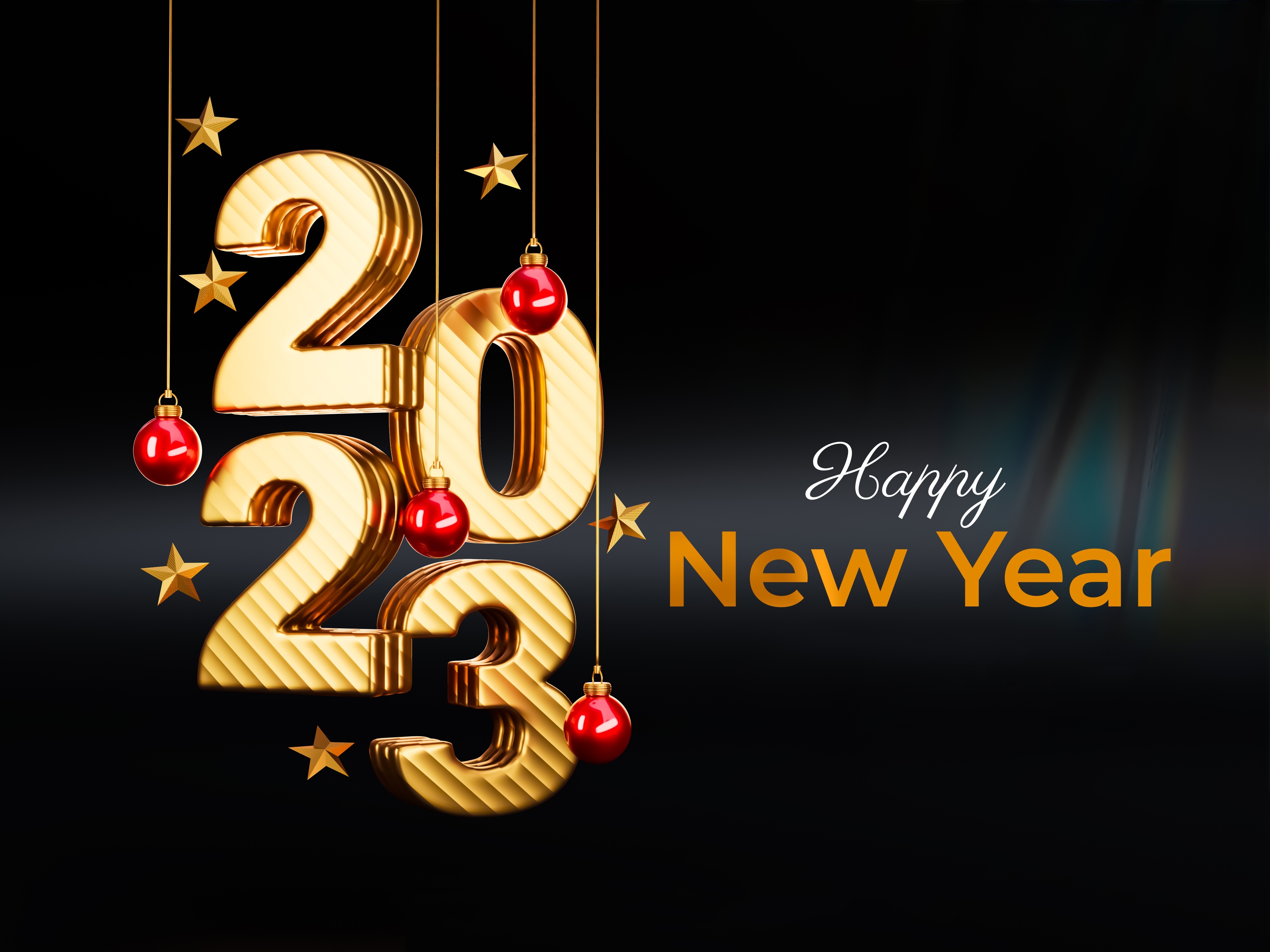 2023 New Year 4k Wallpaper, HD Holidays 4K Wallpapers, Images, Photos