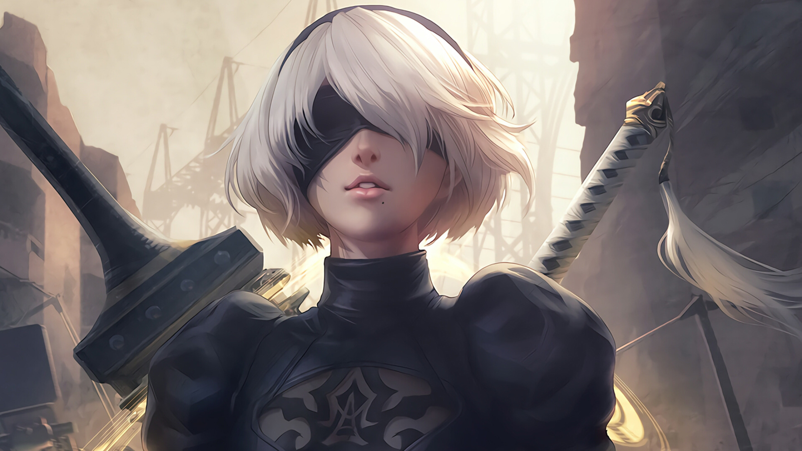 2560x1440 2b Nier Automata 1440p Resolution Wallpaper Hd Anime 4k Wallpapers Images Photos And Background