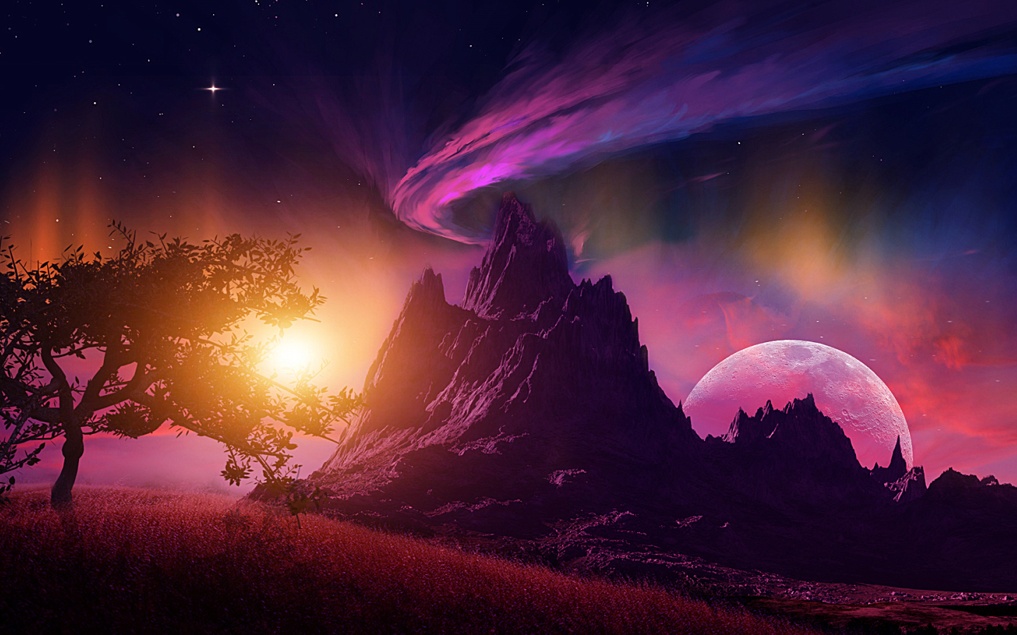Wallpaper Fantasy, Cloud, Atmosphere, World, Light, Background - Download  Free Image