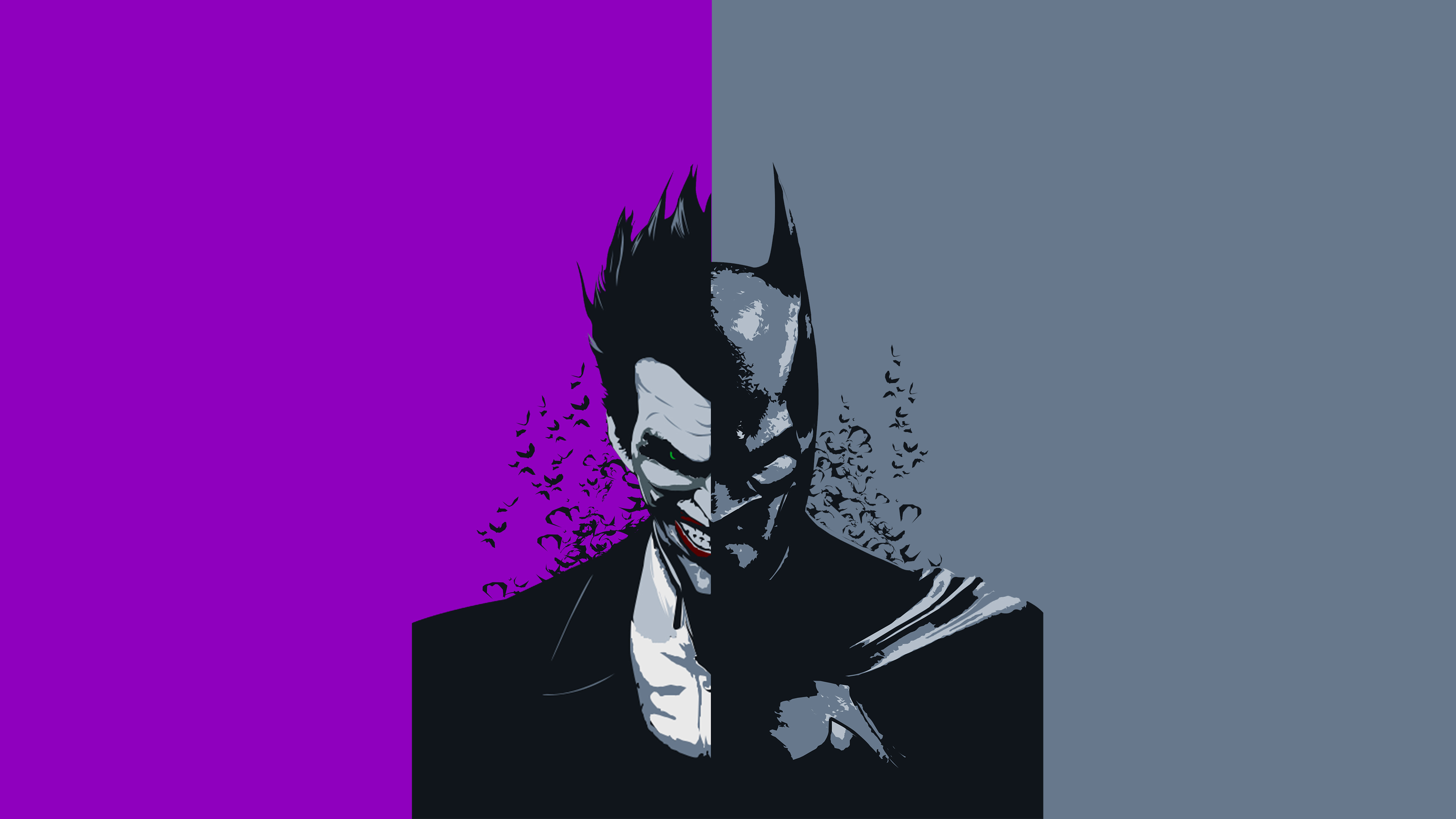 4K Batman and Joker Minimalist Wallpaper, HD Superheroes 4K Wallpapers,  Images, Photos and Background - Wallpapers Den