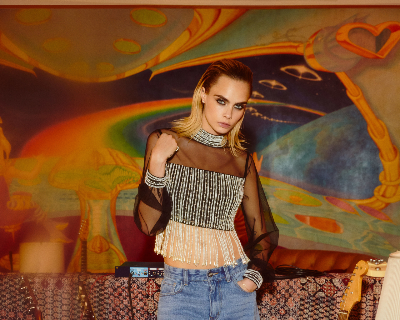 1280x1024 Resolution 4K Cara Delevingne Photo Shoot 2020 1280x1024 