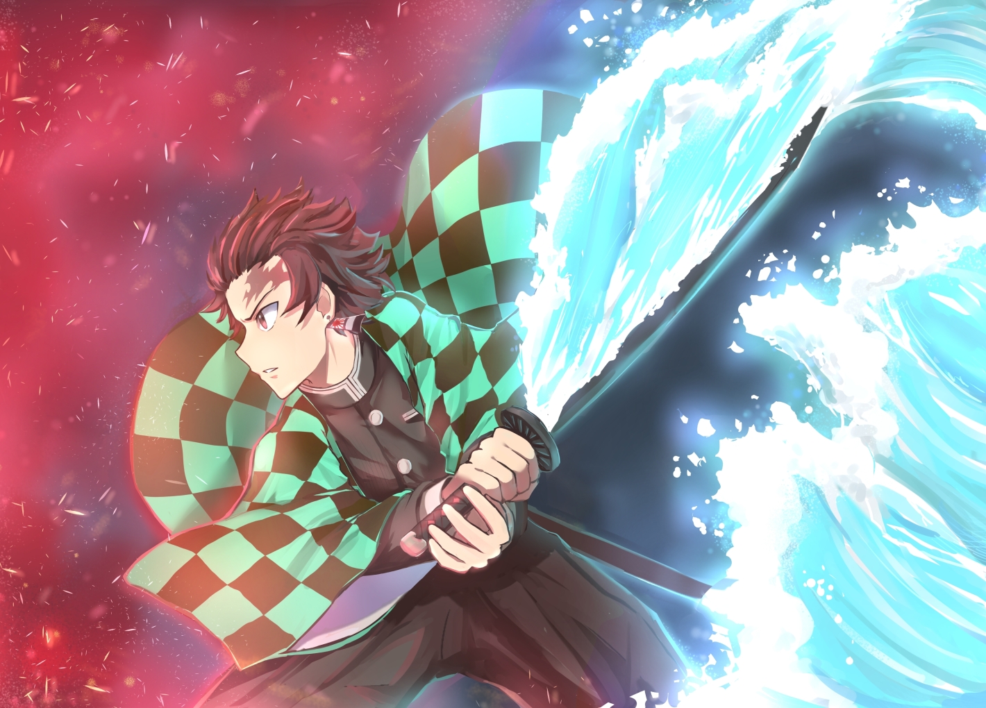 1420x1020 Resolution 4k Demon Slayer Kimetsu no Yaiba Art 2022 ...