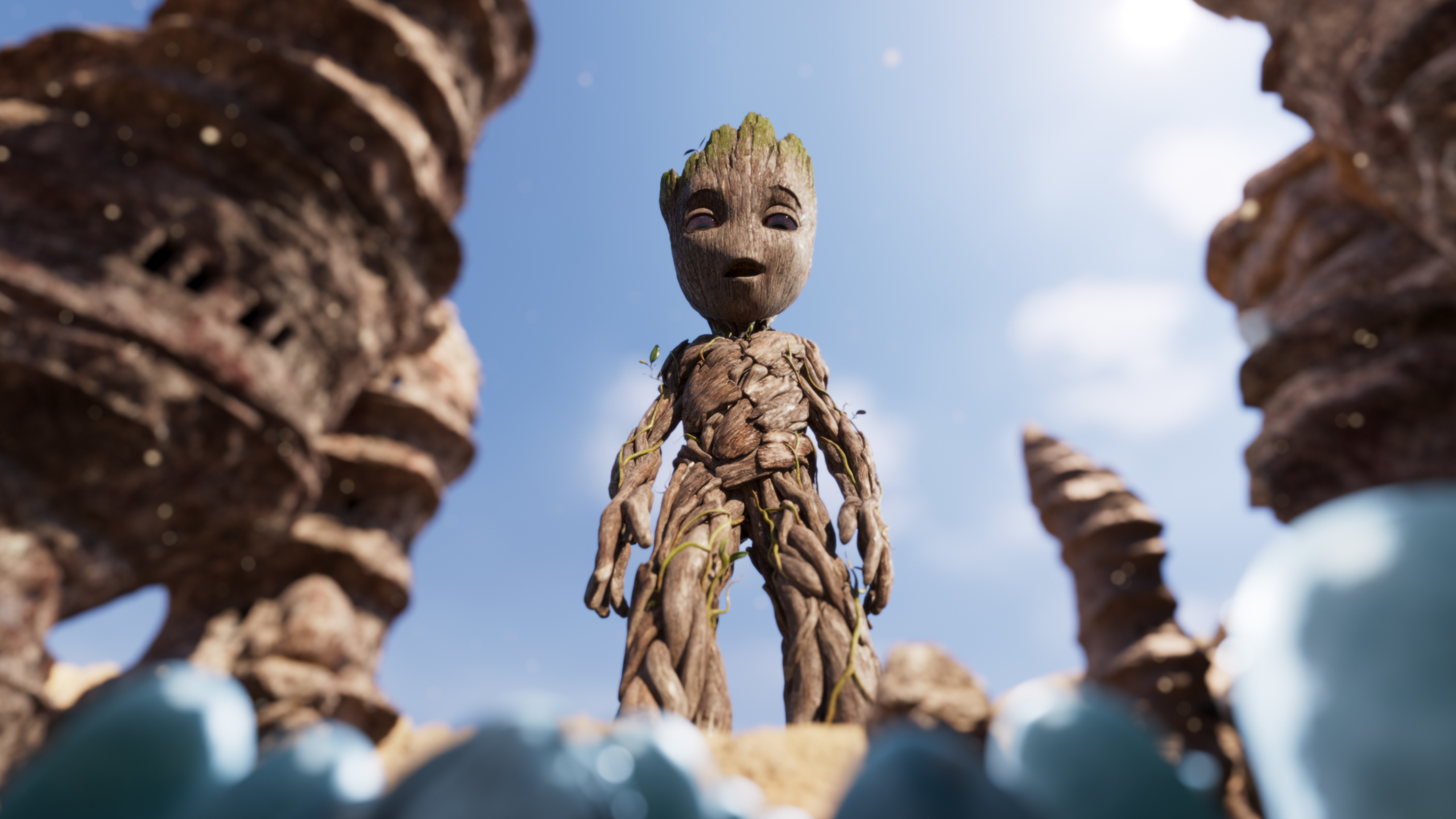 2560x1440 Resolution 4K Disney I Am Groot 1440P Resolution Wallpaper