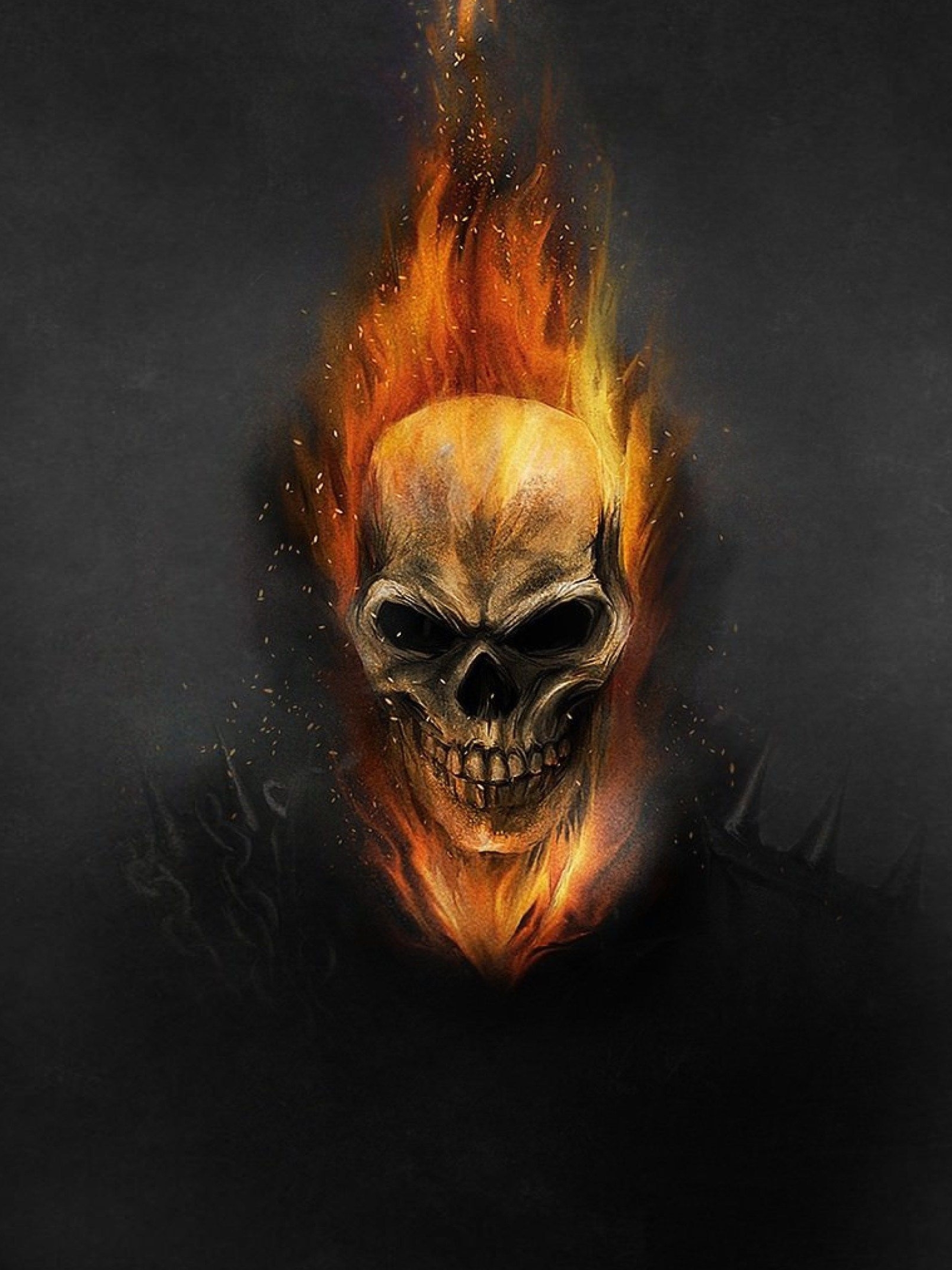 2048x2732 4K Ghostrider Art 2048x2732 Resolution Wallpaper, HD