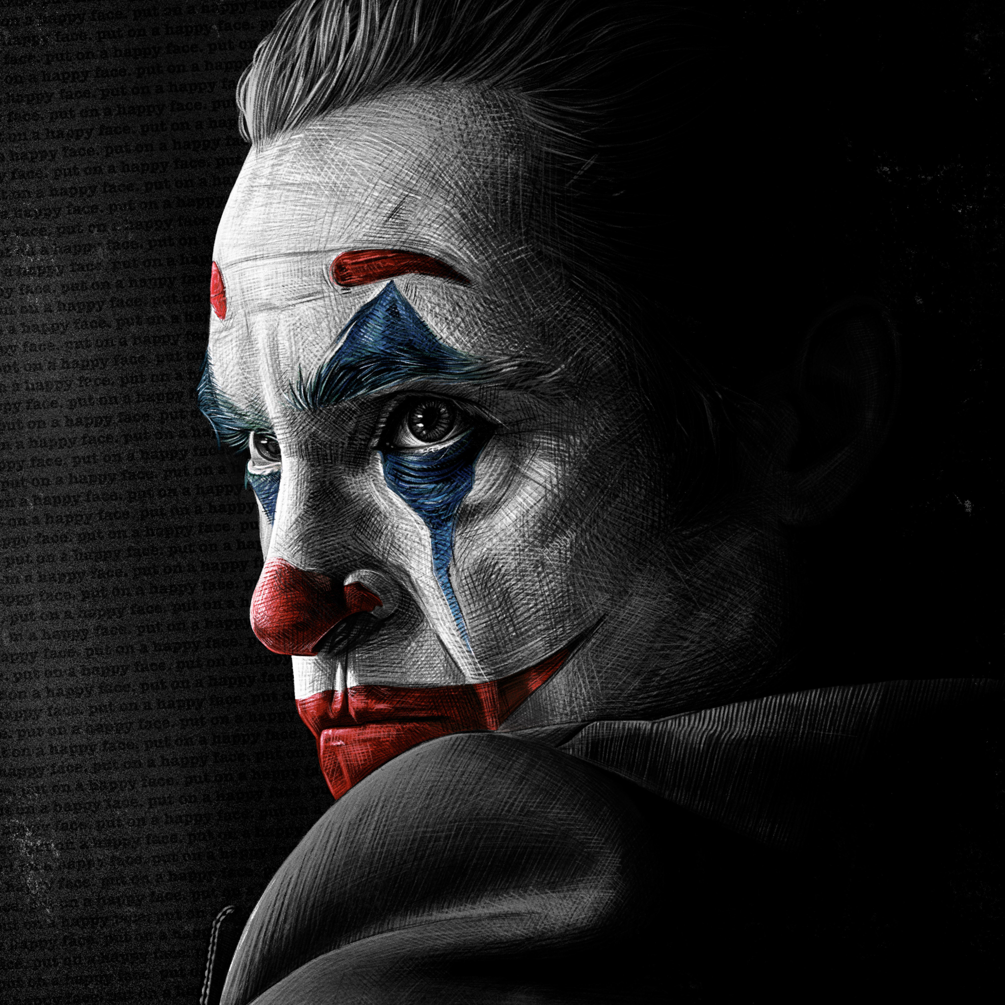2048x2048 4k Joaquin Phoenix As Joker  Ipad  Air Wallpaper  