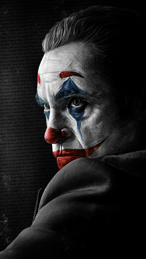 480x854 4k Joaquin Phoenix As Joker