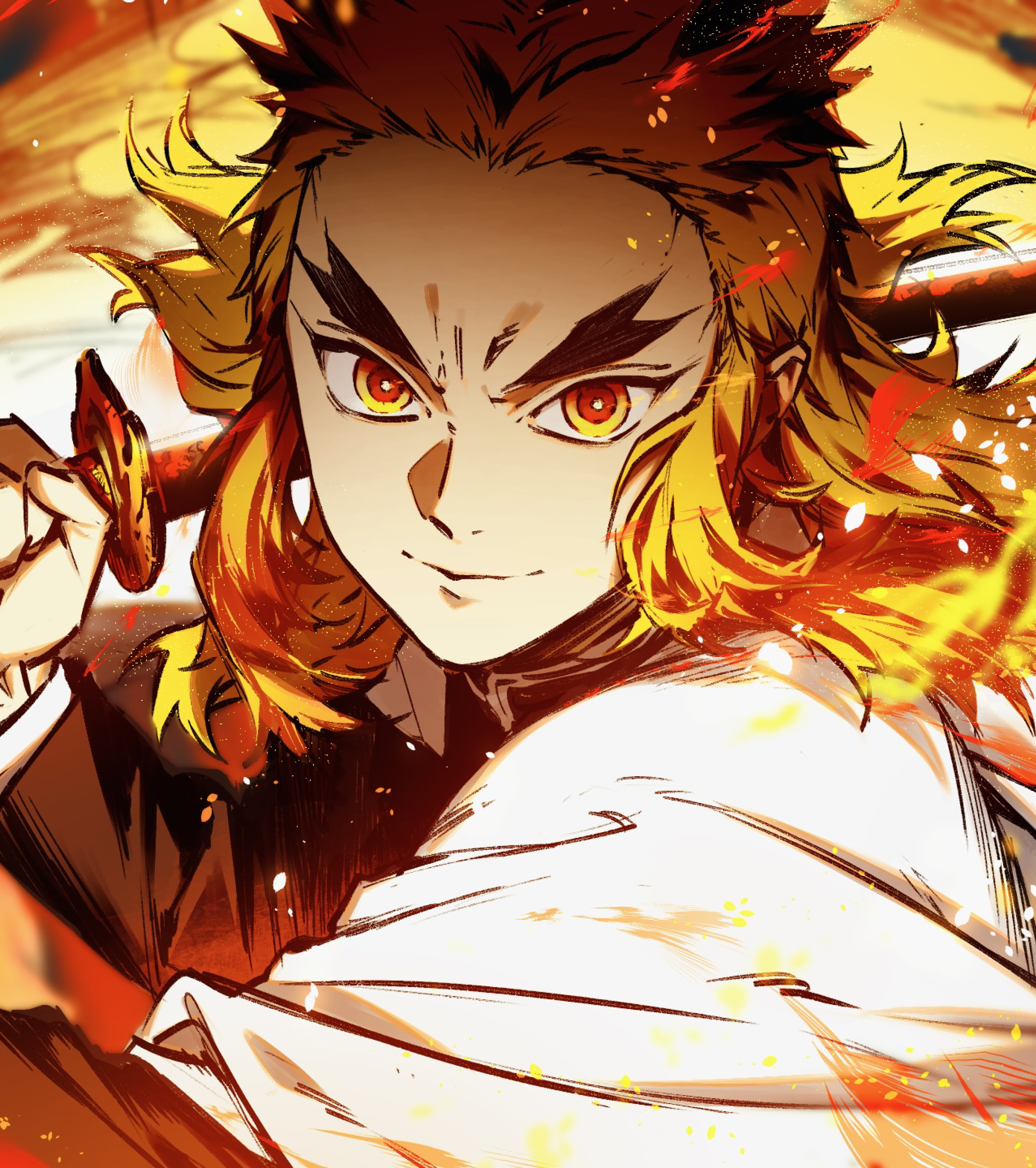 20x2480 4k Kyojuro Rengoku Digital Art 20x2480 Resolution Wallpaper Hd Anime 4k Wallpapers Images Photos And Background Wallpapers Den