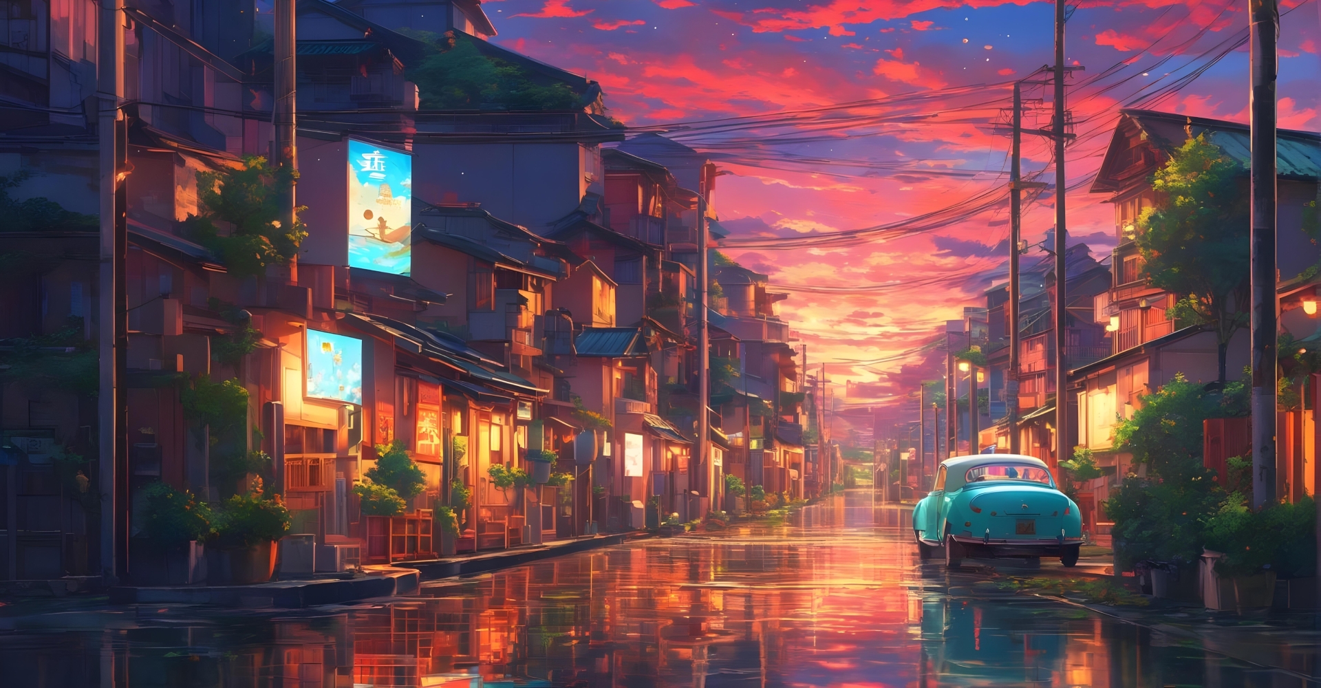 1920x1000 Resolution 4K Lonely Japanese City 1920x1000 Resolution ...