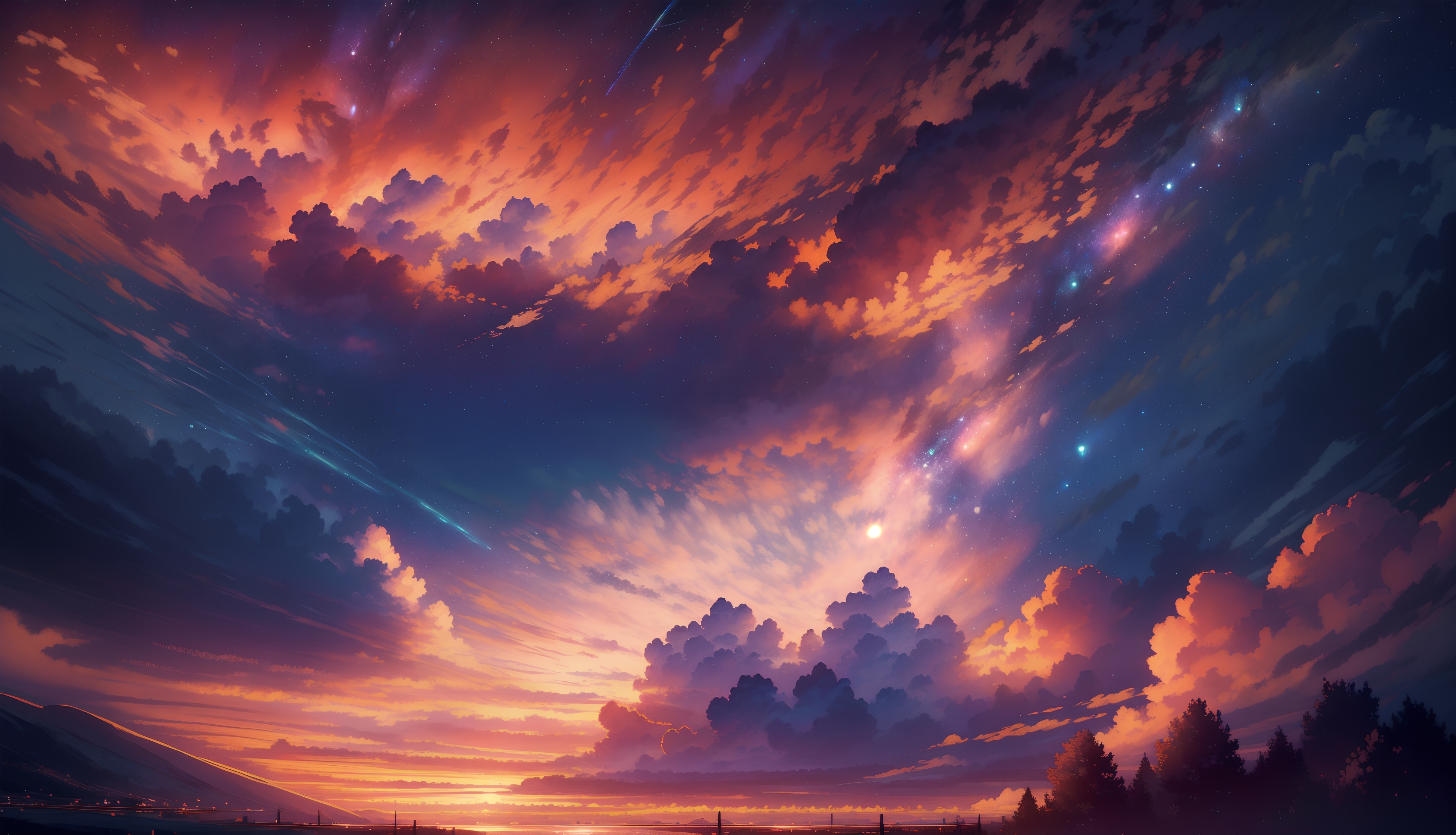 Anime Clouds Png - Anime Clouds Transparent Background Transparent PNG -  800x433 - Free Download on NicePNG