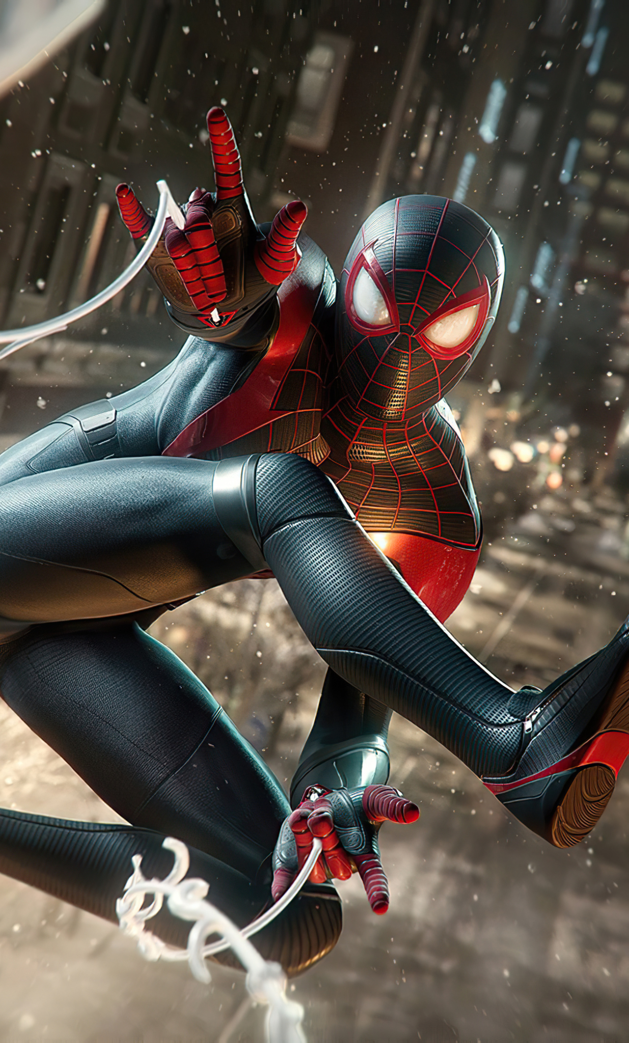 1280x2120 4K Marvels Spiderman Miles Morales 2020 iPhone 6 plus Wallpaper,  HD Games 4K Wallpapers, Images, Photos and Background - Wallpapers Den