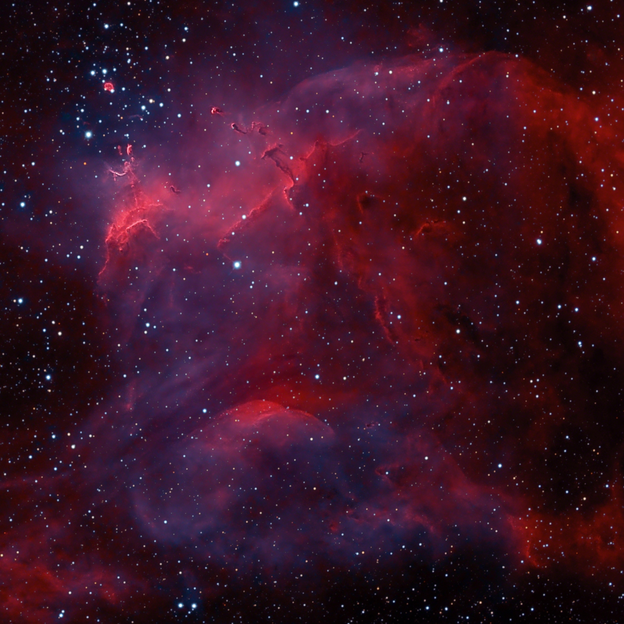 2048x2048 4k Nebula And Stars Ipad Air Wallpaper Hd Space 4k