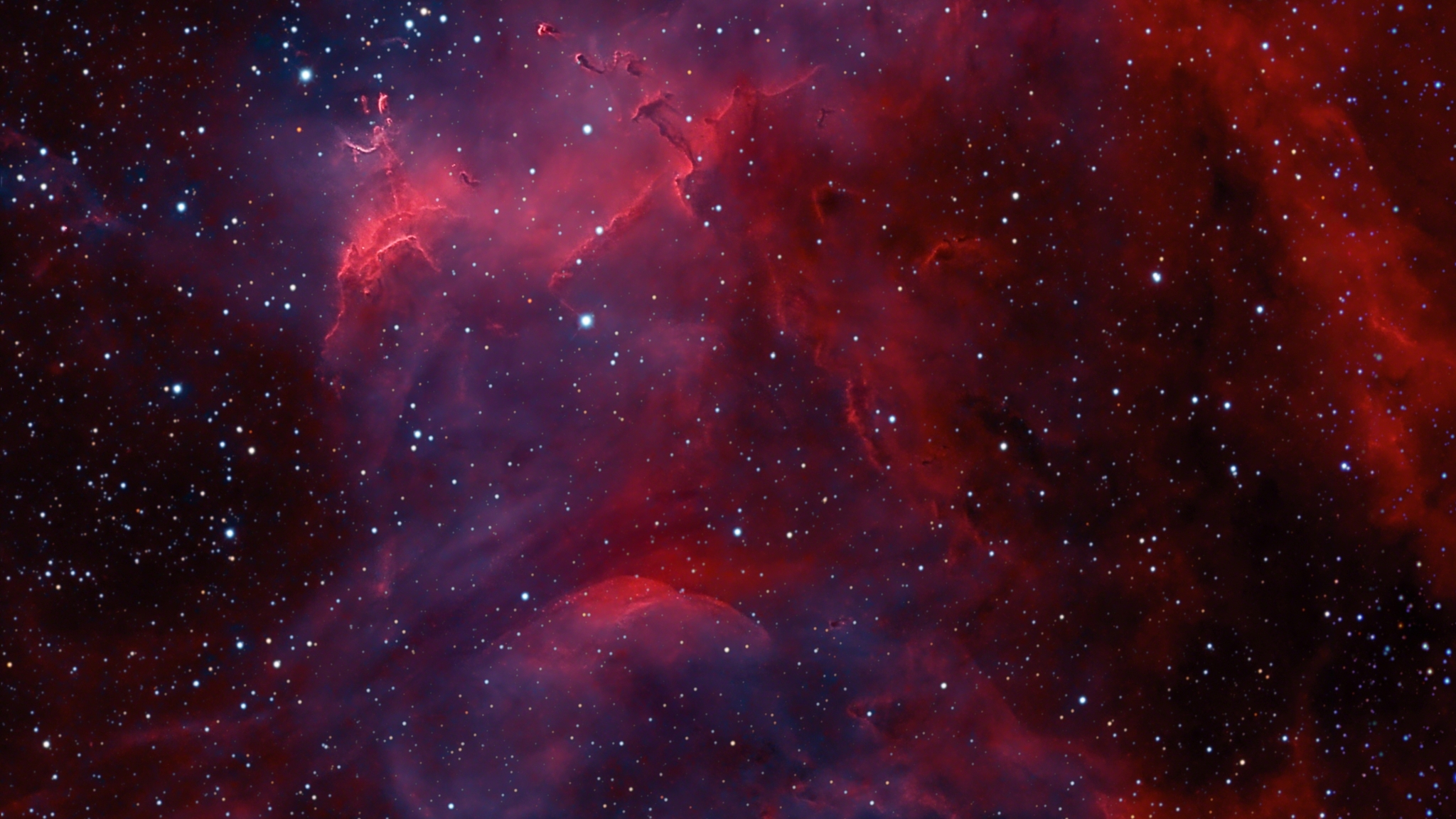 2048x1152 4K Nebula and Stars 2048x1152 Resolution Wallpaper, HD Space