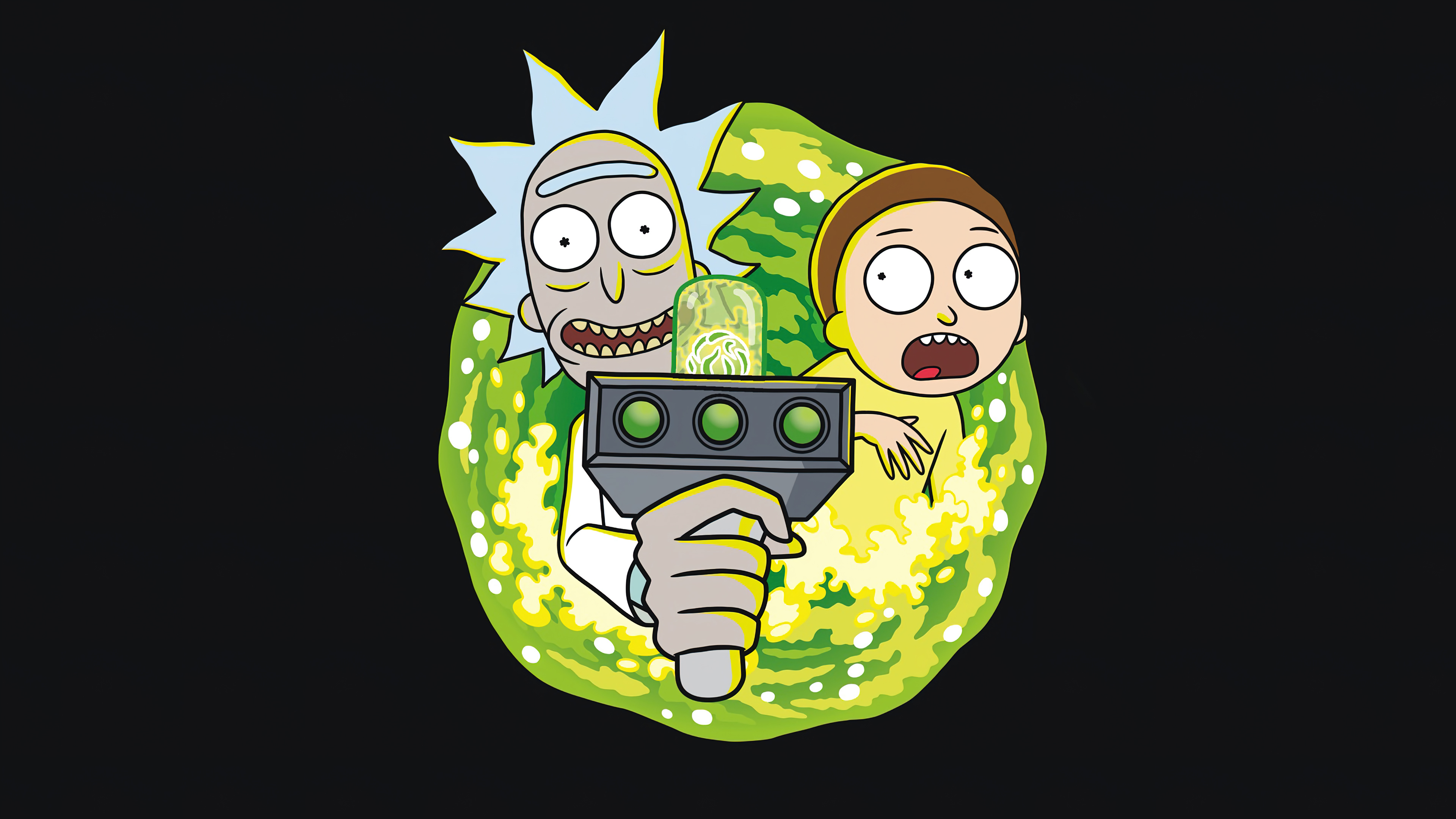Rick and Morty Season 7 Ultra HD Desktop Background Wallpaper for