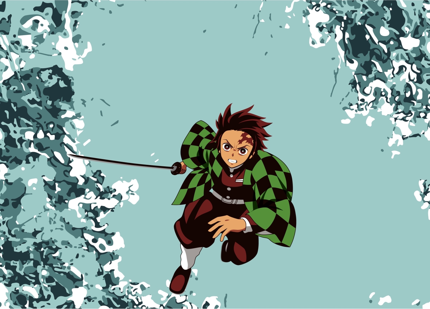 1420x1020 Resolution 4k Tanjirou Kamado 1420x1020 Resolution Wallpaper