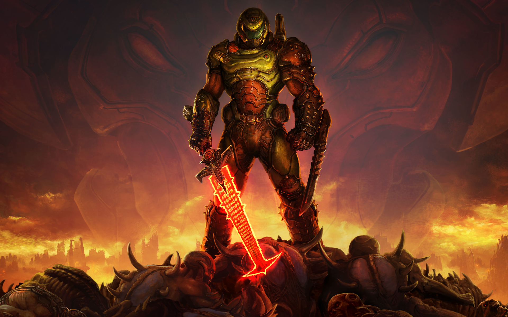 Обои doom для wallpaper engine