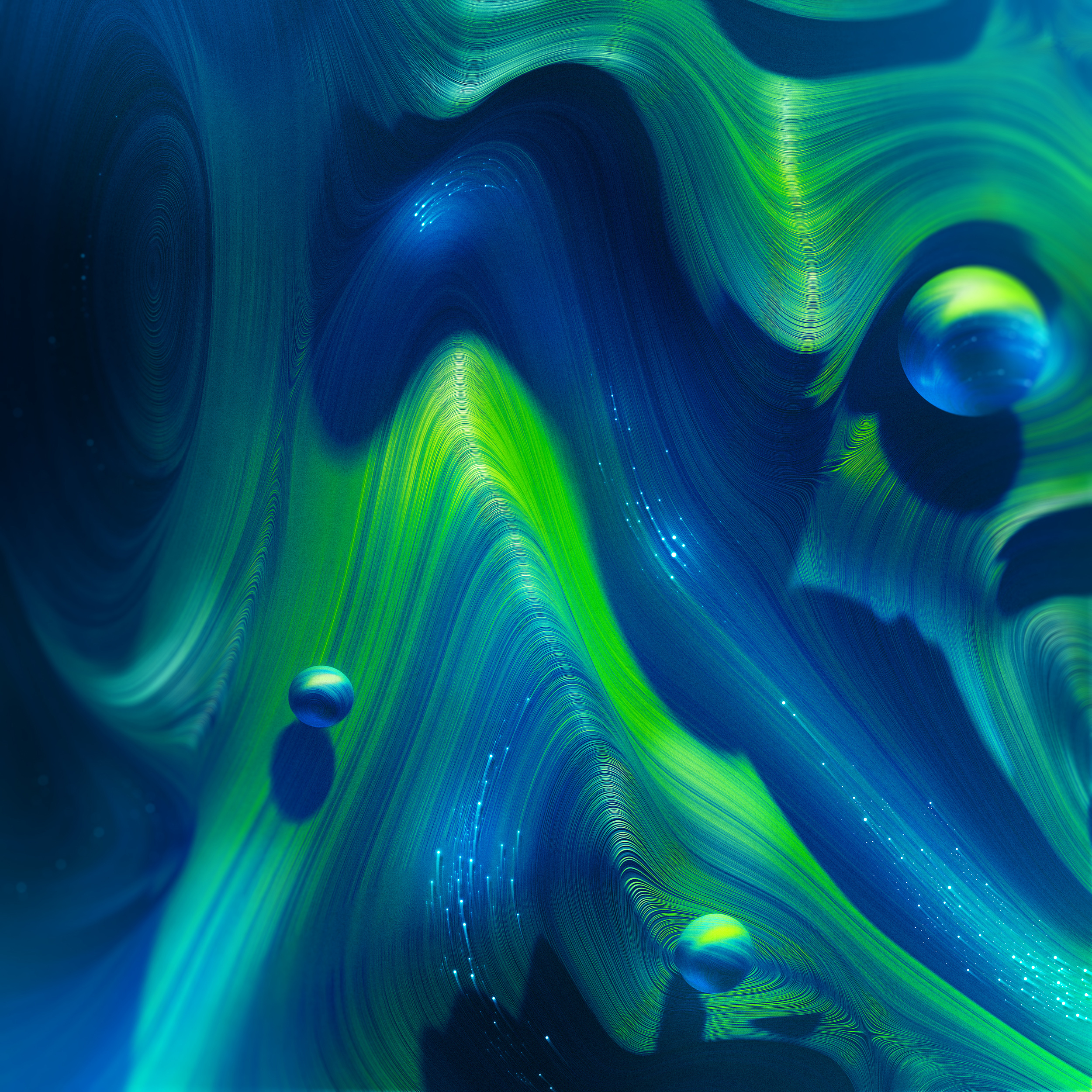 Abstract Fluid Texture Wallpaper