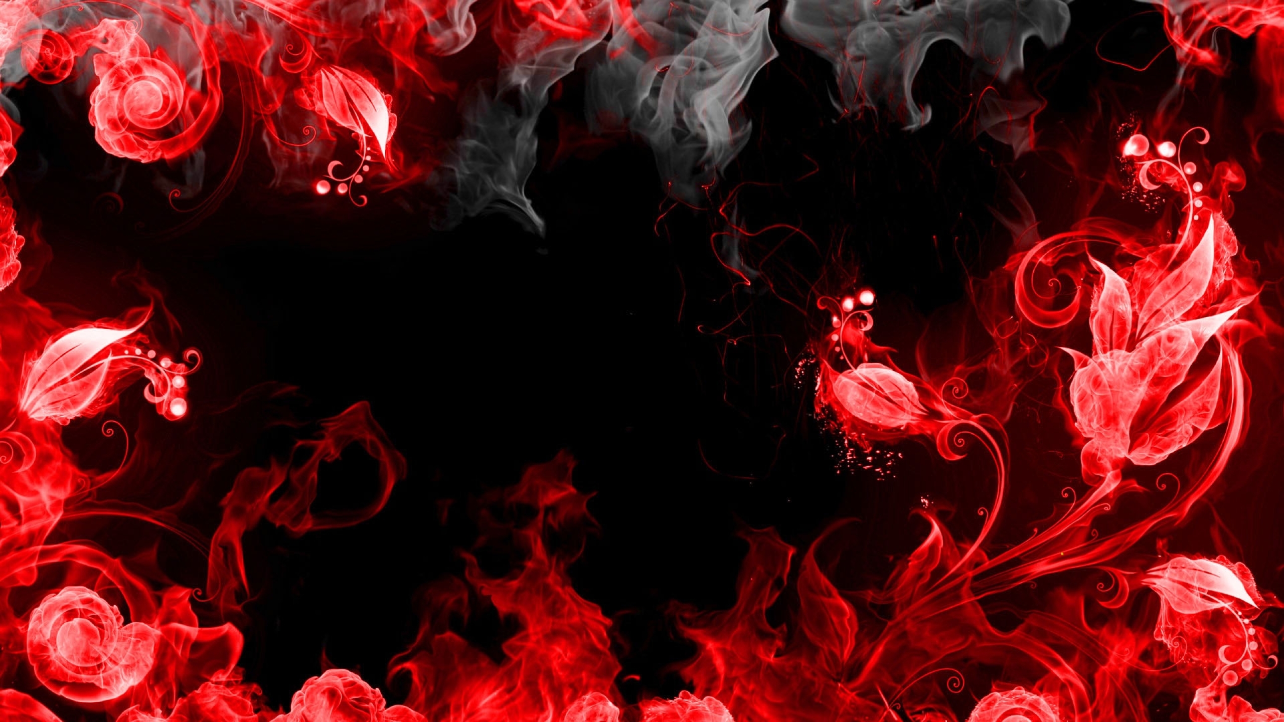 2560x1440 Resolution Abstraction Red Smoke 1440p Resolution Wallpaper