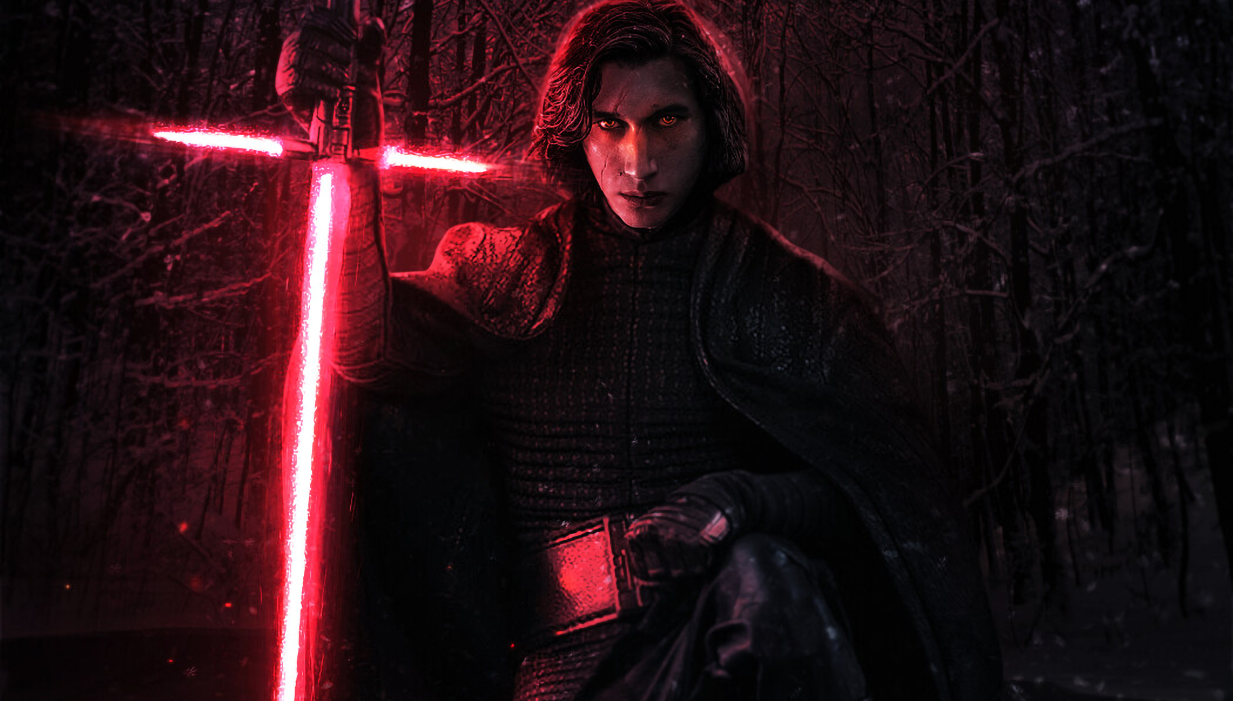 2460x1400 Adam Driver Kylo Ren 2460x1400 Resolution Wallpaper Hd Movies 4k Wallpapers Images