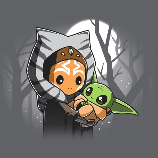 512x512 Resolution Ahsoka Tano And Baby Yoda Grogu Mandalorian 4k Art 