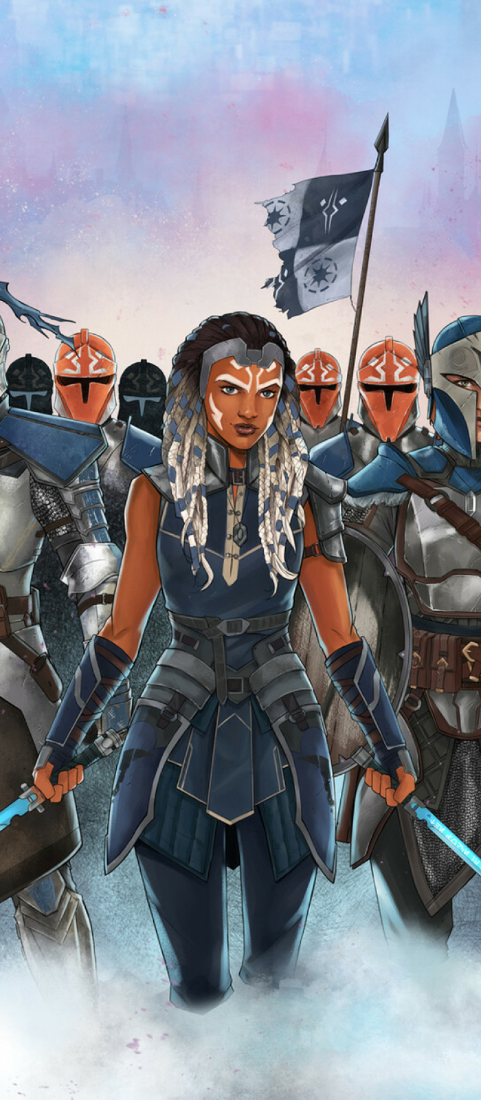 700x1600 Ahsoka Tano Star Wars Digital Art 700x1600 Resolution 