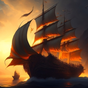 300x300 Resolution AI Art Ship Cool 300x300 Resolution Wallpaper ...