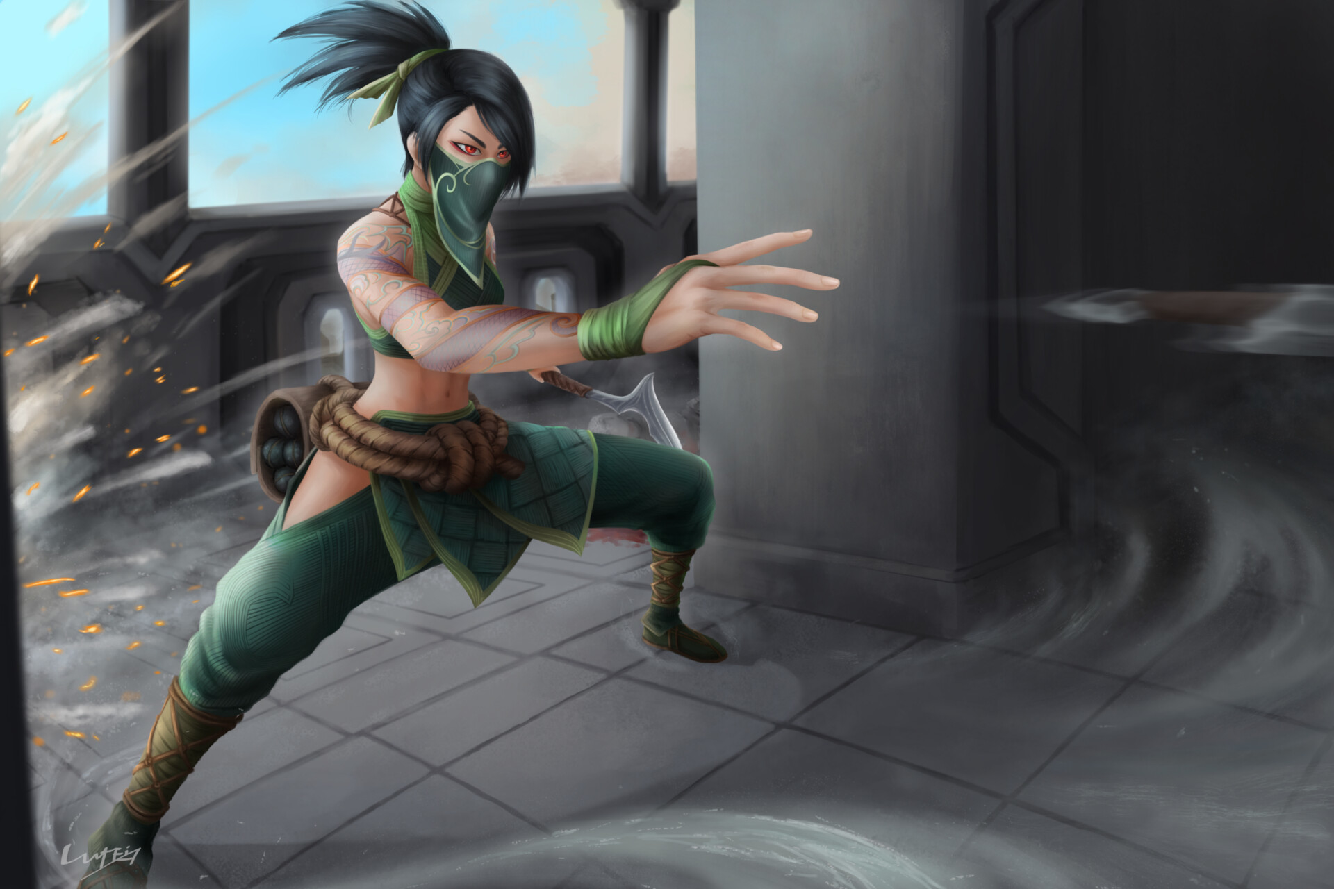 Akali from League Of Legends Wallpaper HD Games 4K Wallpapers Images 