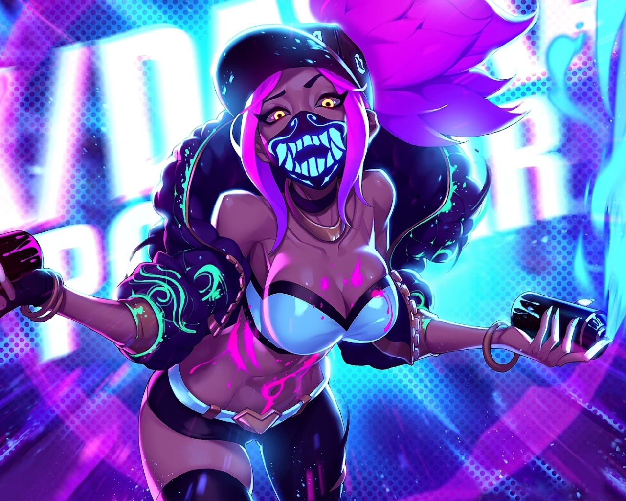 1280x1024 Akali League Of Legends 1280x1024 Resolution Wallpaper