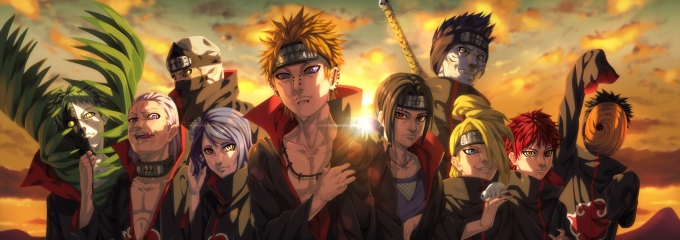 680x240 Akatsuki Organization Anime 680x240 Resolution Wallpaper, HD