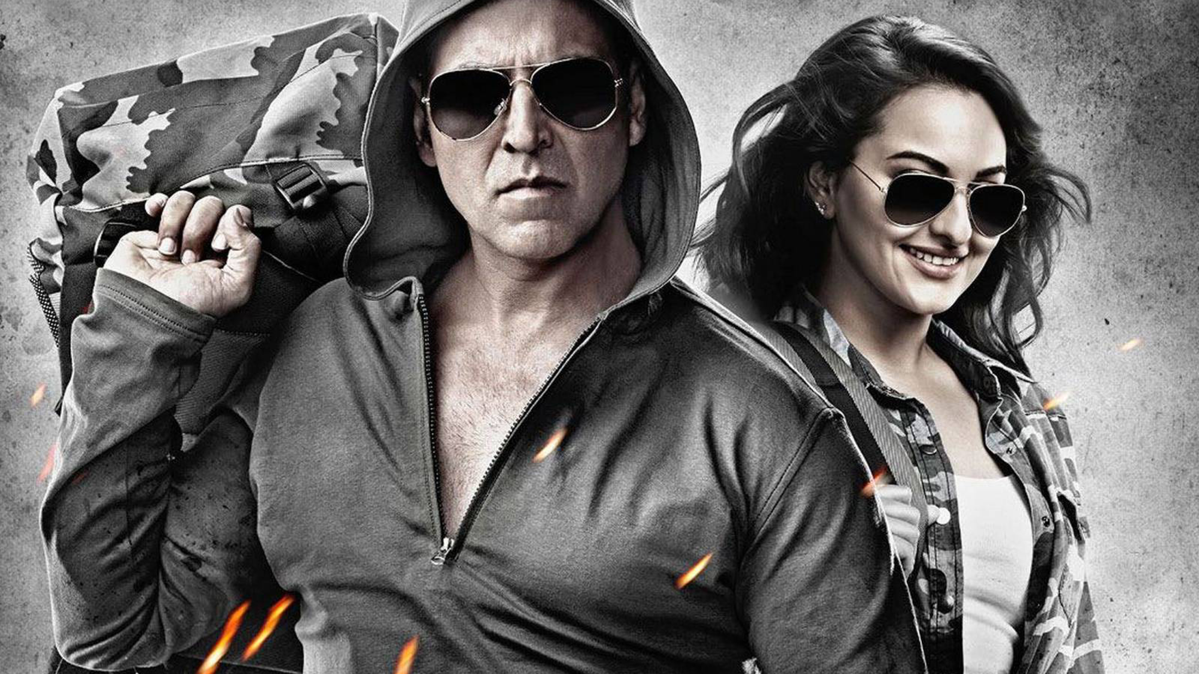 3840x2160 Akshay Kumar With Sonakshi Sinha Holiday HD Wallpaper 4K Wallpaper,  HD Movies 4K Wallpapers, Images, Photos and Background - Wallpapers Den