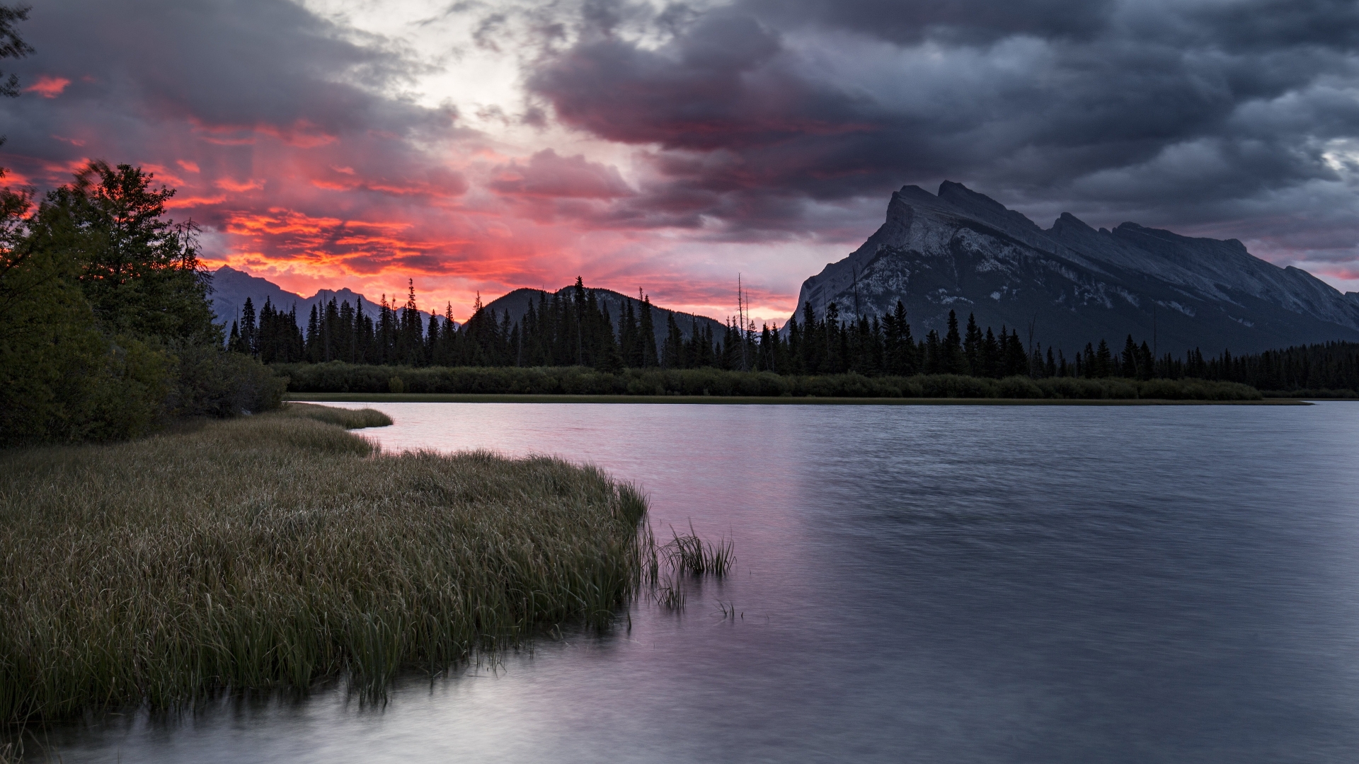 1920x1080 Alberta Canada Lake 1080P Laptop Full HD Wallpaper, HD Nature ...