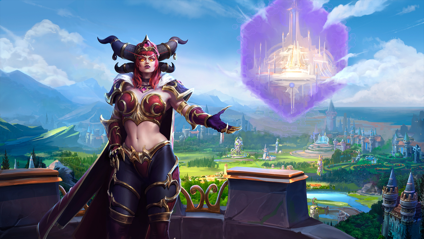 1360x768 Alexstrasza World Of Warcraft Desktop Laptop HD Wallpaper, HD