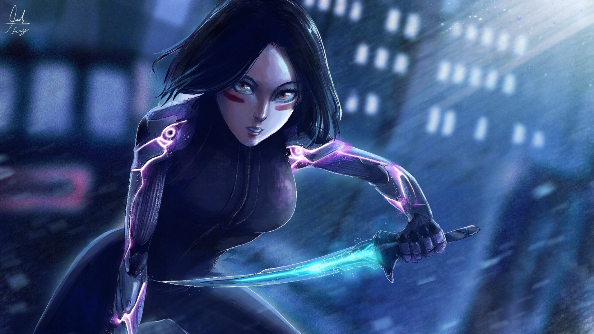 2048x1152 Alita Battle Angel Arts 2048x1152 Resolution Wallpaper, HD Movies  4K Wallpapers, Images, Photos and Background - Wallpapers Den