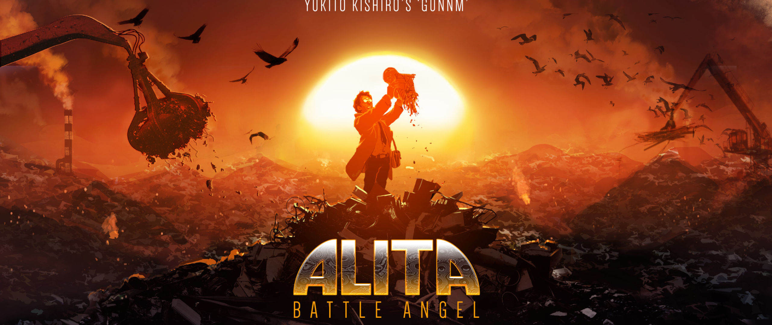 Alita Battle Angel Poster Fanart, Full HD Wallpaper