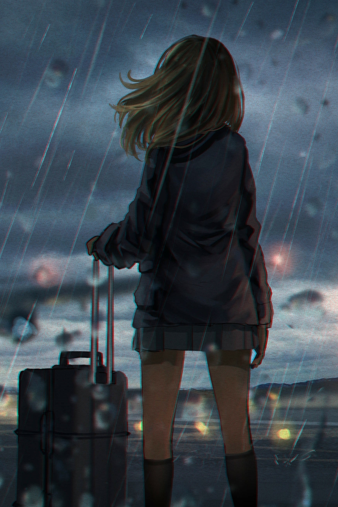 1080x1620 Alone in Airport 4K Rain 1080x1620 Resolution Wallpaper, HD  Artist 4K Wallpapers, Images, Photos and Background - Wallpapers Den