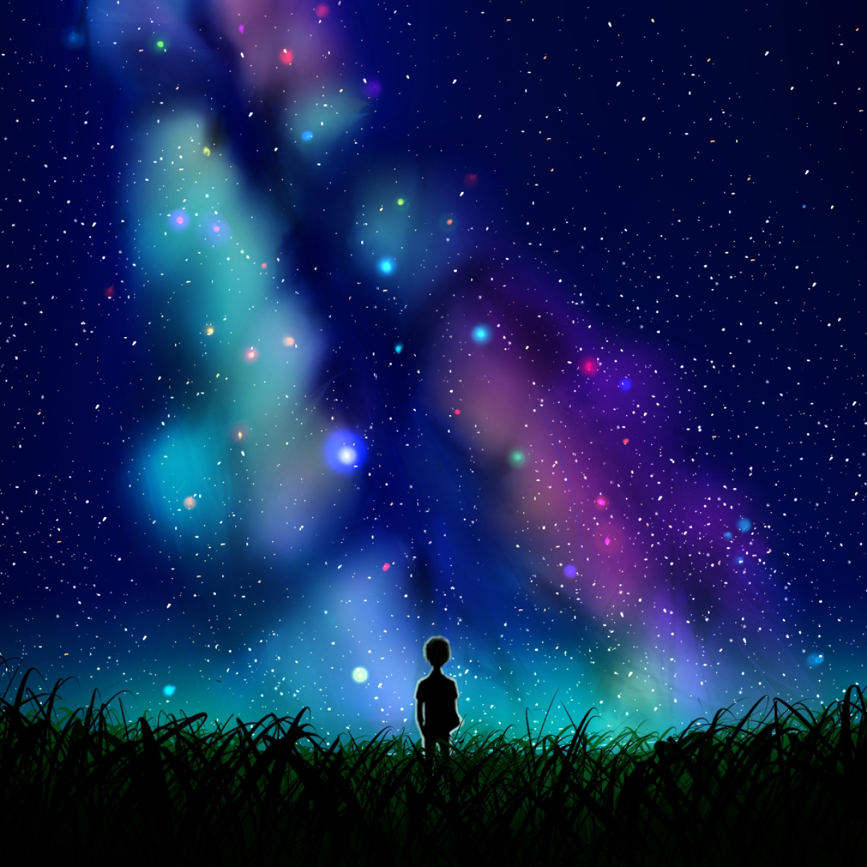 1224x1224 Alone In The Universe Art 1224x1224 Resolution Wallpaper, HD