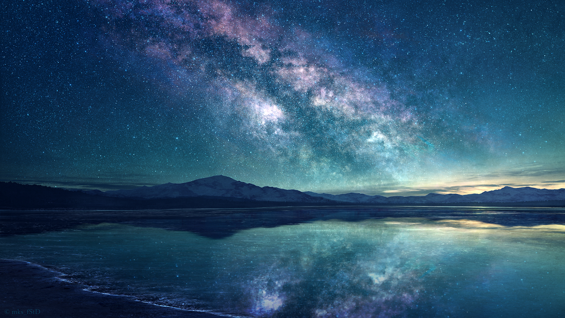 Amazing Milky Way at Lakside Wallpaper, HD Nature 4K Wallpapers, Images,  Photos and Background - Wallpapers Den