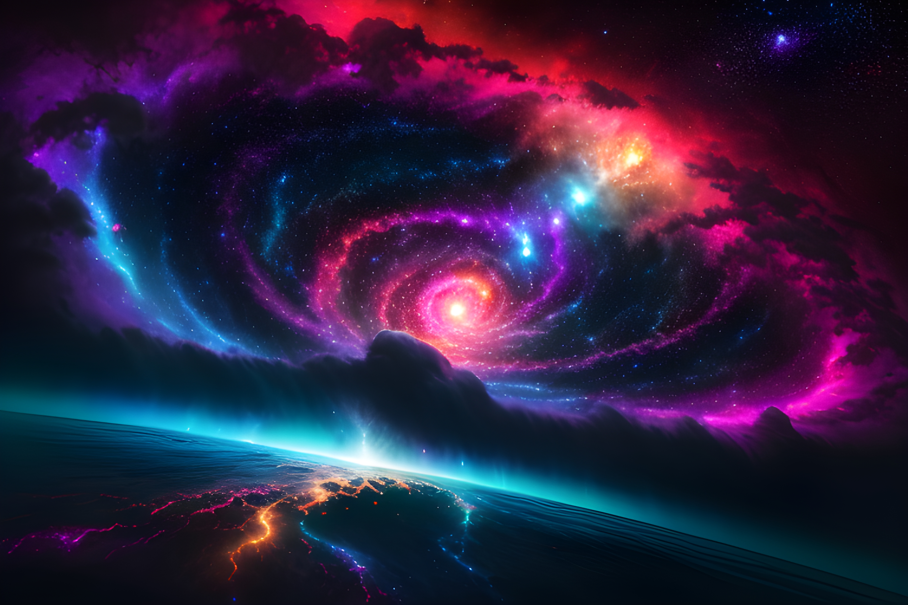 Live wallpaper Floating In Space HD Version DOWNLOAD