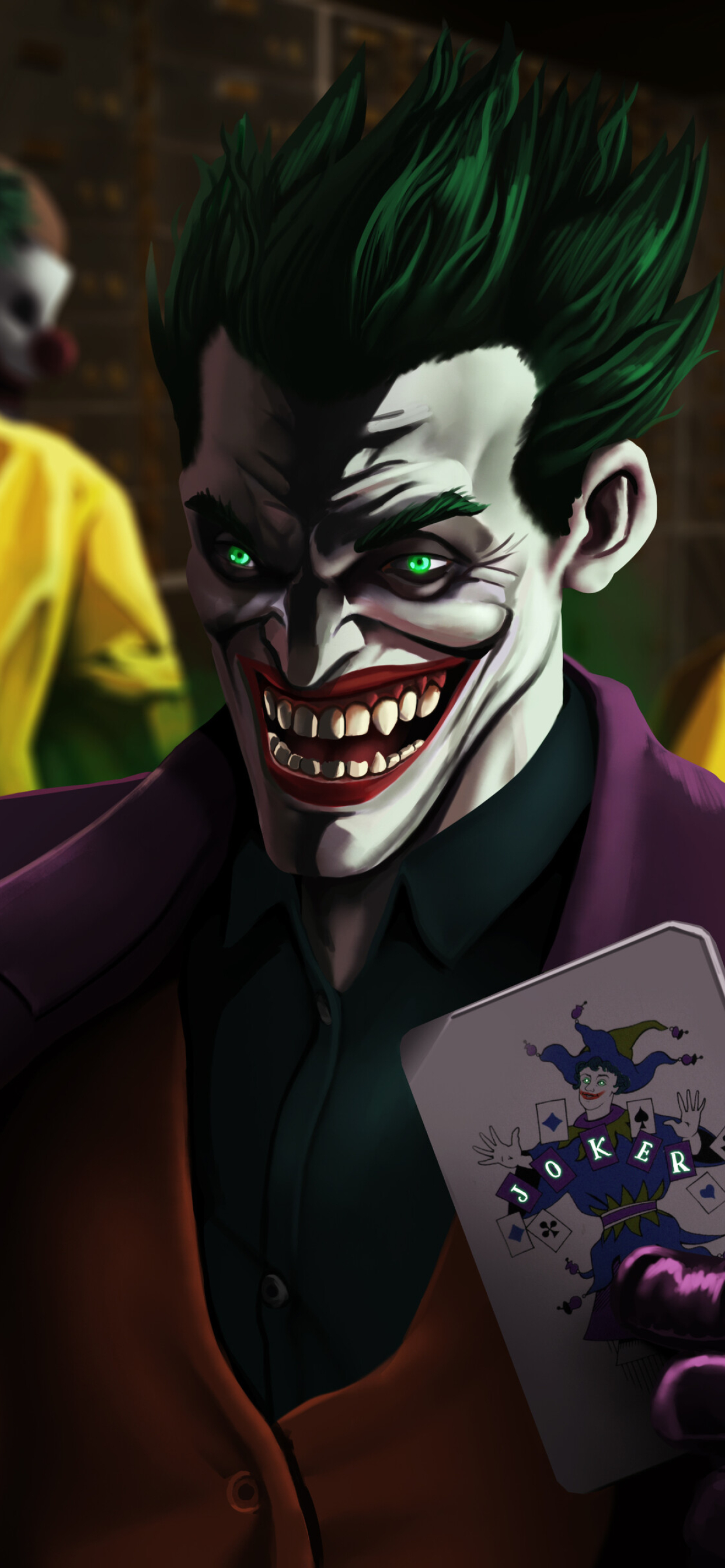 1242x2688 Resolution An Evil Joker Laugh Iphone XS MAX Wallpaper ...