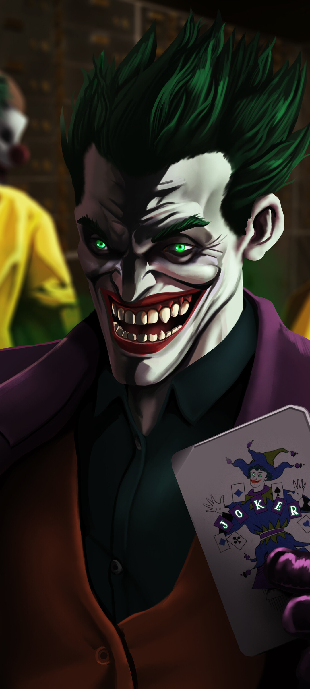 1080x2400 An Evil Joker Laugh 1080x2400 Resolution ...