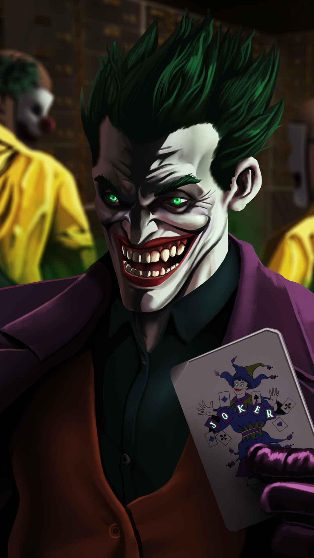 1081x1920 Resolution An Evil Joker Laugh 1081x1920 Resolution Wallpaper ...