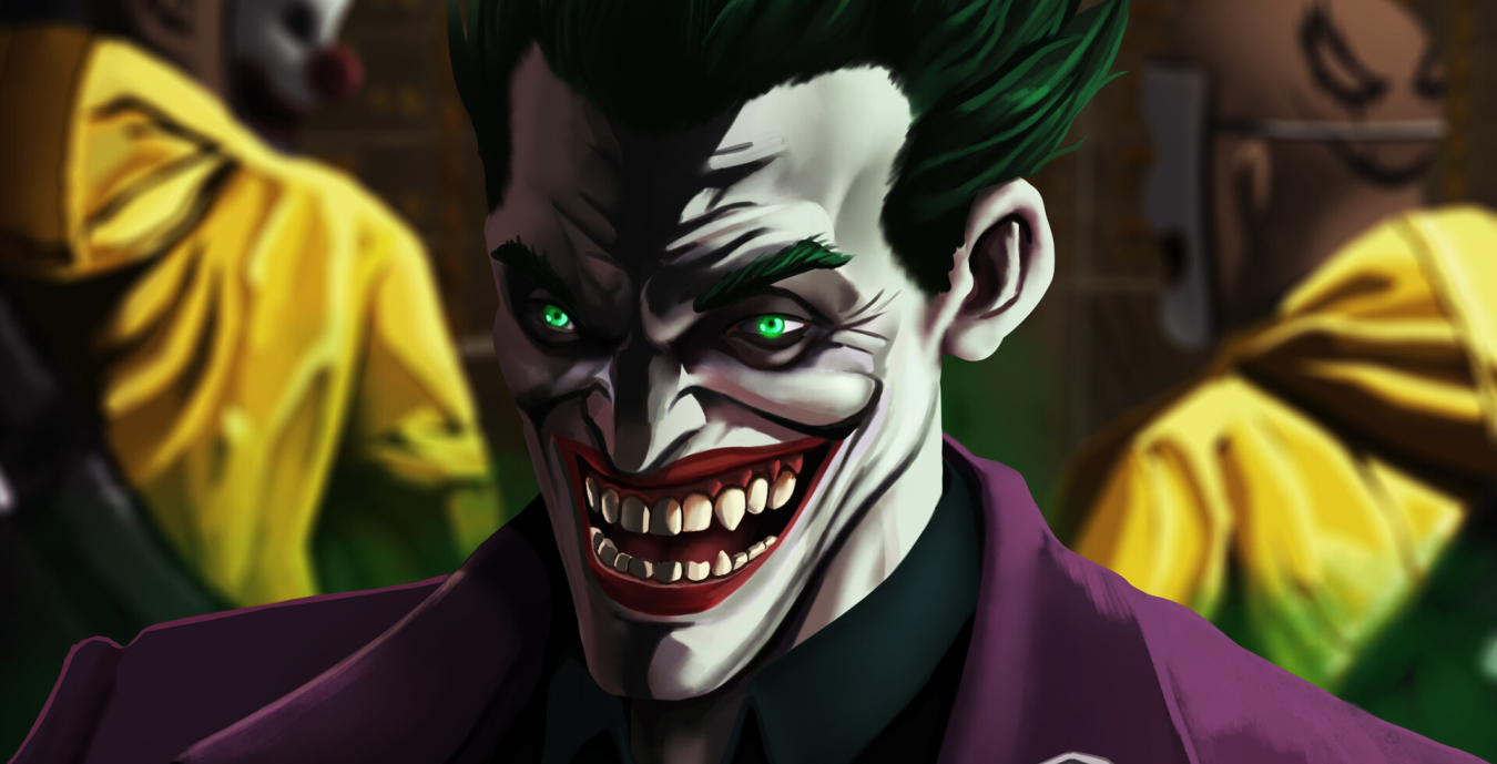 1350x689 Resolution An Evil Joker Laugh 1350x689 Resolution Wallpaper ...