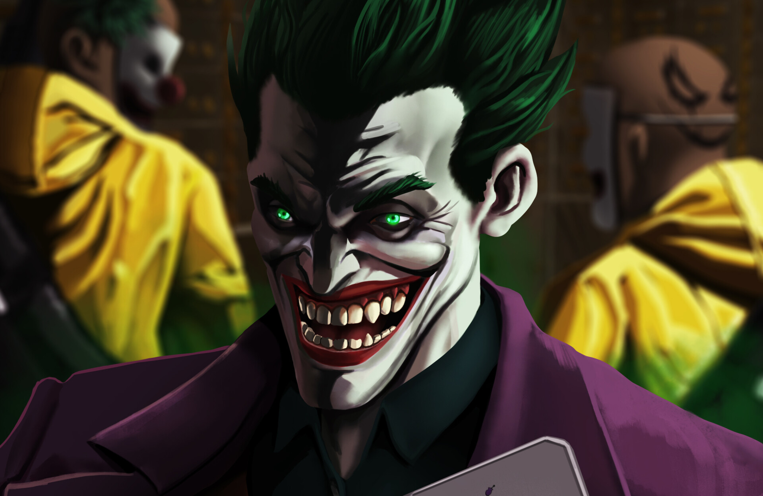 2560x1664 Resolution An Evil Joker Laugh 2560x1664 Resolution Wallpaper ...