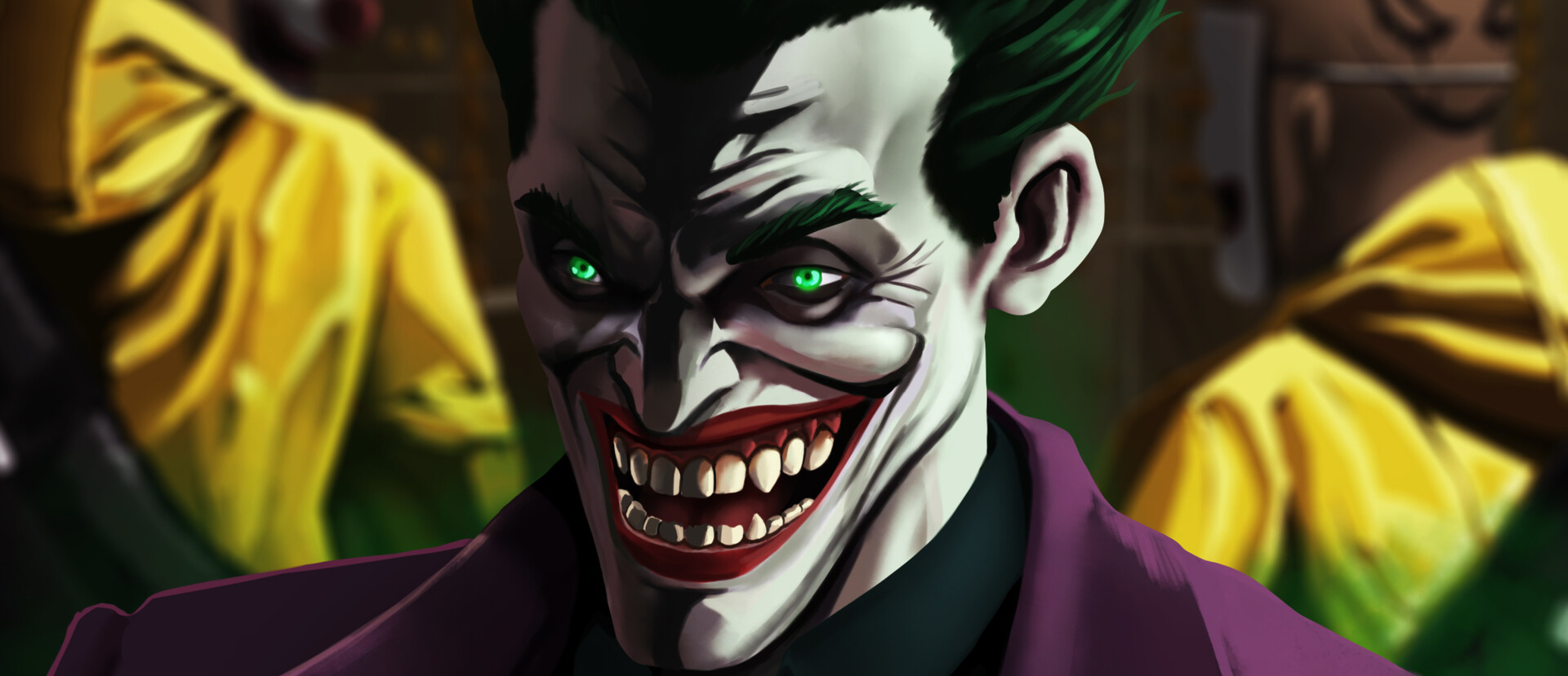 3340x1440 Resolution An Evil Joker Laugh 3340x1440 Resolution Wallpaper ...