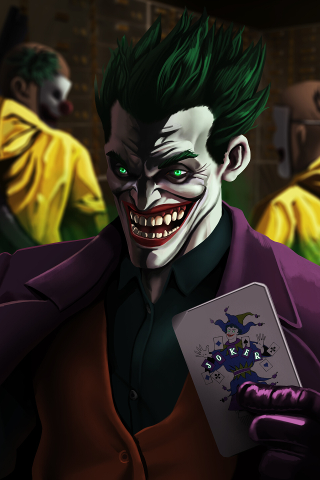 640x960 Resolution An Evil Joker Laugh iPhone 4, iPhone 4S Wallpaper ...
