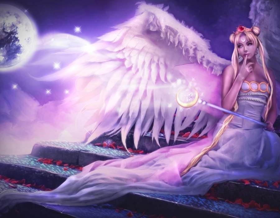 900x700 Resolution angel, wings, sitting 900x700 Resolution Wallpaper