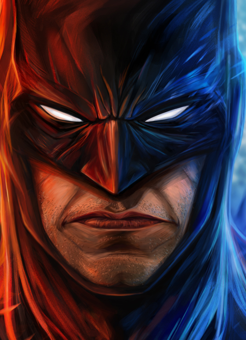 840x1160 Angry Batman Face Art 840x1160 Resolution Wallpaper, HD  Superheroes 4K Wallpapers, Images, Photos and Background - Wallpapers Den