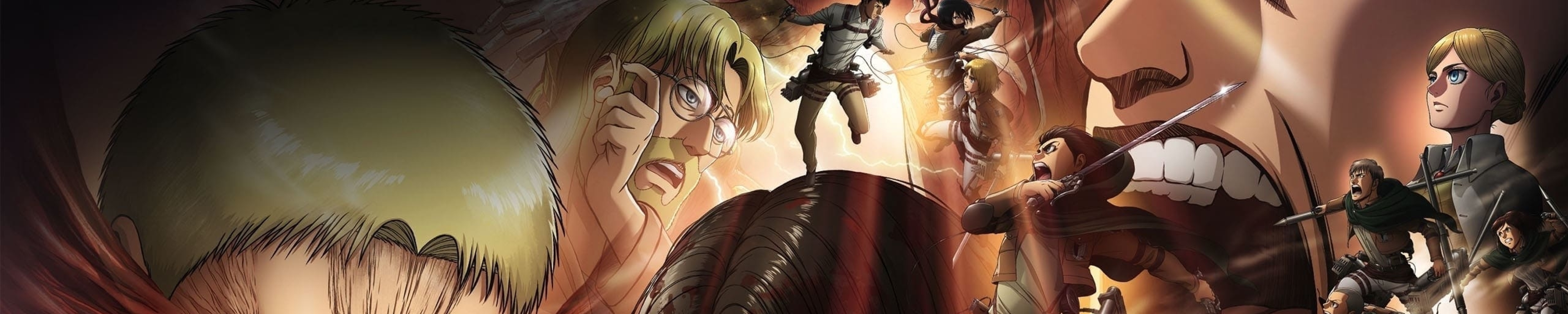 5001x1000 Resolution Anime Attack On Titan 2023 Poster 5001x1000